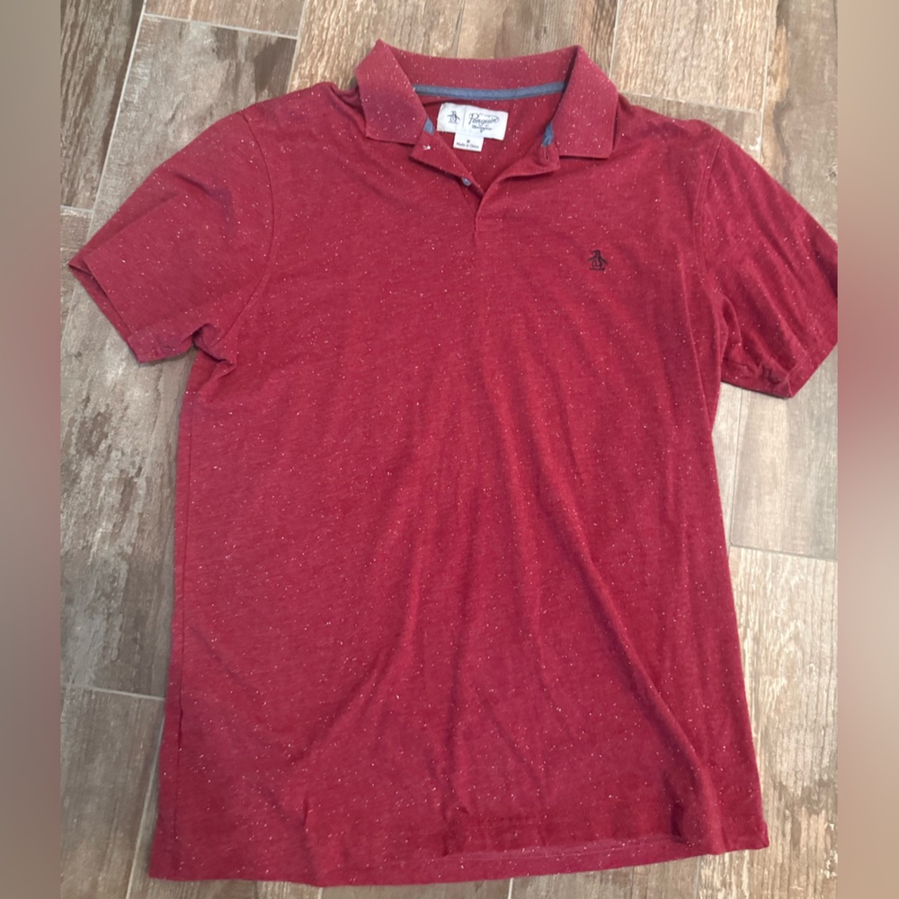 Original Penguin Red Polo Shirt